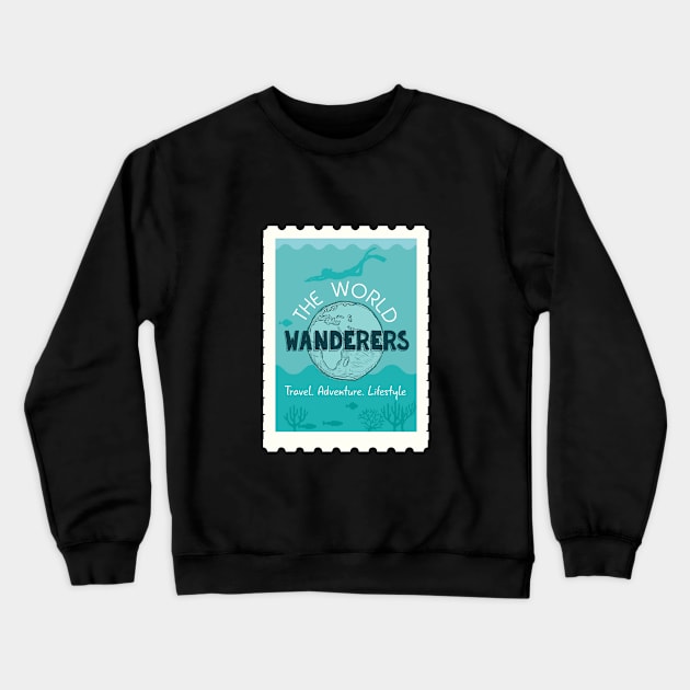 World Wanderers Crewneck Sweatshirt by TheWorldWanderers1